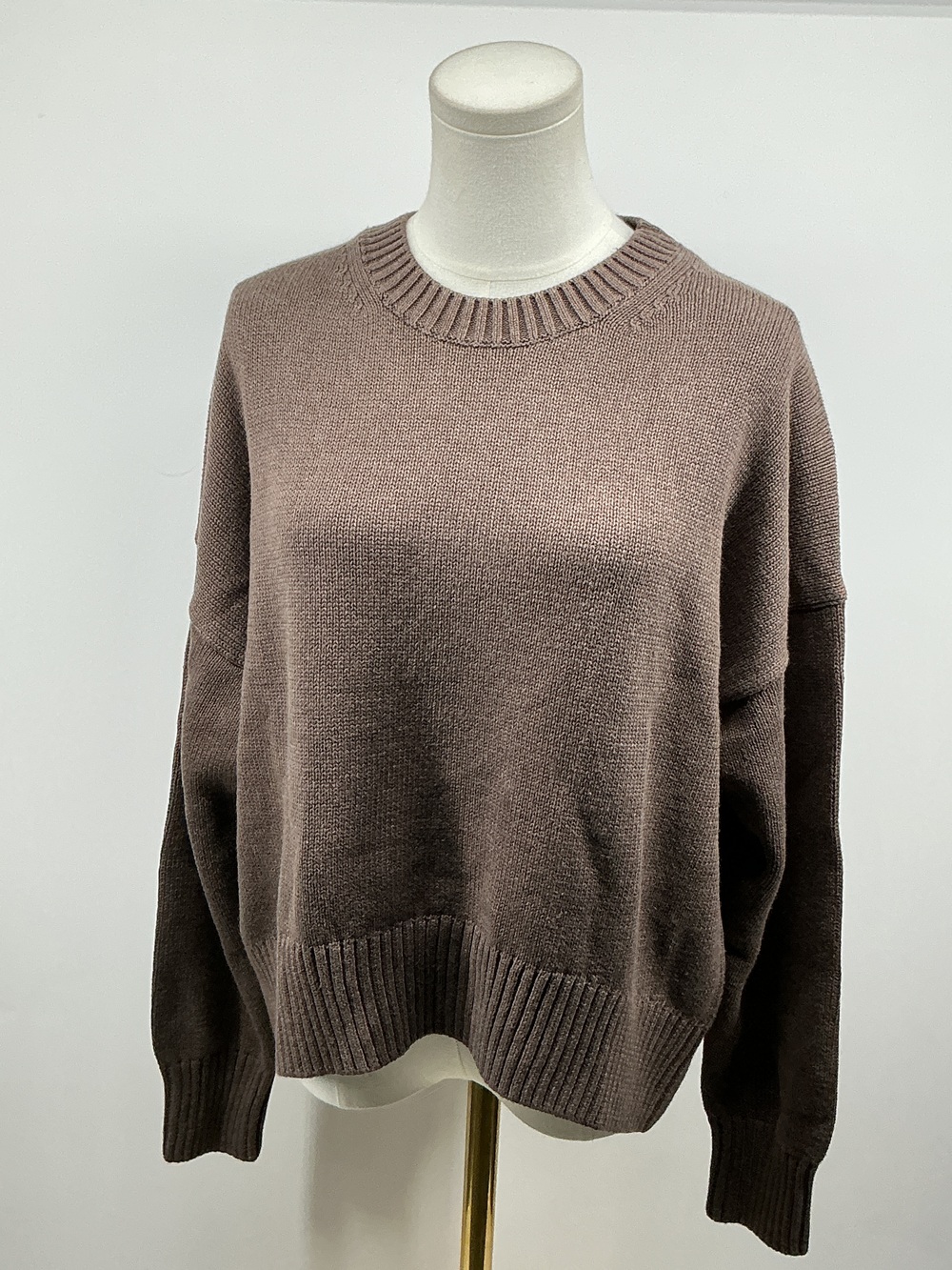 100% Organic Cotton Boyfriend Crew Sweater